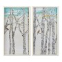 Cadre DKD Home Decor CU-180450 Toile Arbres (54 x 3 x 103,5 cm) (2 Unités)