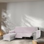 Housse pour chaise longue accoudoir long gauche Eysa MONTBLANC Rose 100 x 110 x 240 cm