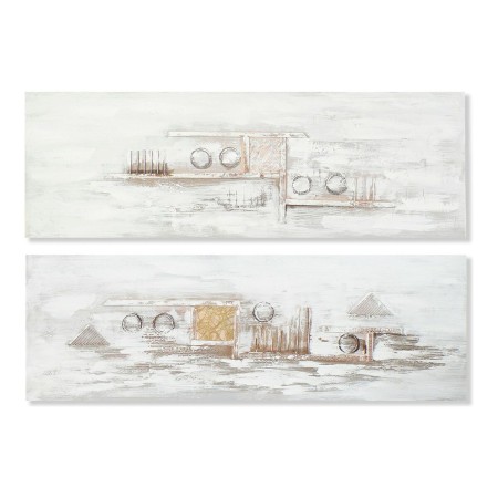 Cadre DKD Home Decor S3013724 Toile Abstrait Moderne (150 x 3 x 50 cm) (2 Unités)