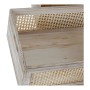 Set de boîtes décoratives DKD Home Decor Polyester Bois Bali (40 x 30 x 56 cm) (5 pcs)