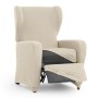 Funda para sillón con pies separados Eysa ULISES Blanco 90 x 100 x 75 cm