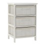 Caisson à Tiroirs DKD Home Decor Blanc Bambou Bois de paulownia (42 x 32 x 63 cm)