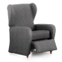 Funda para sillón con pies separados Eysa ROC Gris oscuro 90 x 120 x 85 cm