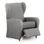 Funda para sillón con pies separados Eysa ROC Gris claro 90 x 120 x 85 cm