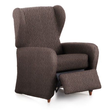 Housse de fauteuil avec pieds séparés Eysa ROC Marron 90 x 120 x 85 cm