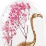 Figurine Décorative DKD Home Decor Flamenco Doré Résine (11 x 11 x 22 cm)