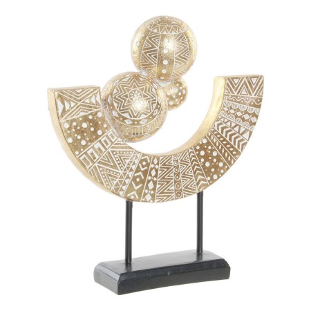 Figurine Décorative DKD Home Decor Métal Résine Abstrait (35 x 10.5 x 39.5 cm)