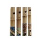 Figurine Décorative DKD Home Decor Flûte à Bec Bambou (4 pcs) (30 x 2 x 2 cm)