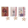 Carnet DKD Home Decor Femme (3 pcs) (14.5 x 2 x 10.5 cm)