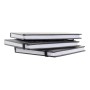 Carnet DKD Home Decor Marron Gris Marron Clair (3 pcs) (10.5 x 1.5 x 14.5 cm)