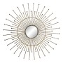 Figurine Décorative DKD Home Decor Miroir Rond Verre Fer (57 x 2 x 57 cm)