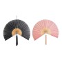 Figurine Décorative DKD Home Decor Éventail Polyester Bambou (2 pcs) (90 x 4 x 90 cm)