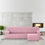 Housse pour chaise longue accoudoir long gauche Eysa ULISES Rose 110 x 110 x 310 cm