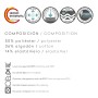 Funda para chaise longue de brazo corto izquierdo Eysa THOR Burdeos 110 x 110 x 310 cm