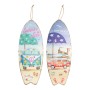 Figurine Décorative DKD Home Decor Surf Bois MDF (2 pcs) (7 x 1.8 x 17.5 cm)