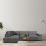 Housse pour chaise longue accoudoir long gauche Eysa ROC Gris foncé 110 x 120 x 500 cm