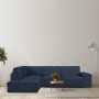 Housse pour chaise longue accoudoir long gauche Eysa ROC Bleu 110 x 120 x 500 cm