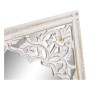 Miroir mural DKD Home Decor Miroir Blanc Bois de manguier (40.5 x 1.5 x 41 cm)