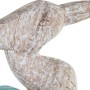 Figurine Décorative DKD Home Decor Bleu Turquoise Bois de manguier Héron (26 x 10 x 68 cm)