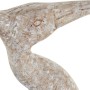 Figurine Décorative DKD Home Decor Bleu Métal Turquoise Bois de manguier Héron (22 x 10,5 x 49 cm)