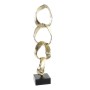 Figurine Décorative DKD Home Decor Aluminium Marbre Abstrait (15 x 15 x 58 cm)