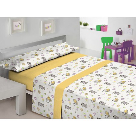 Juego de funda nórdica Hosteline FLO Multicolor Cama de 105 2 Piezas