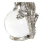 Figurine Décorative DKD Home Decor Résine Verre Crocodile (2 pcs) (15 x 11 x 23 cm)