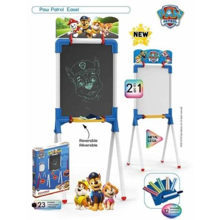 Pizarra de Doble Cara The Paw Patrol 37 x 32 x 98 cm