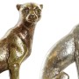 Figurine Décorative DKD Home Decor Résine Verre Léopard (2 pcs) (12 x 11 x 28 cm)