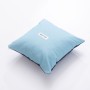 Coussin Benetton Bleu Poire 40 x 40 cm Carré