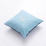 Coussin Benetton Bleu Poire 40 x 40 cm Carré