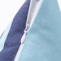 Coussin Benetton Bleu Poire 40 x 40 cm Carré