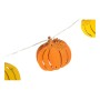 Décoration d'Halloween DKD Home Decor Citrouille Guirlande