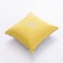 Coussin Benetton Jaune Blanc Cerises 40 x 40 cm Carré