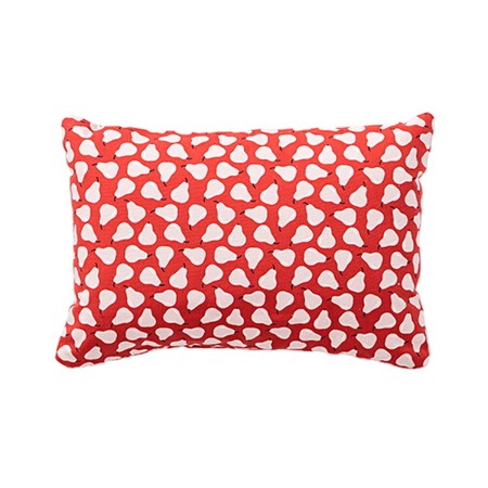 Cojín Benetton Blanco Rojo Pera 35 x 50 cm