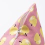 Coussin Benetton Jaune Rose Pomme 40 x 40 cm Carré