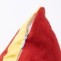 Coussin Benetton Jaune Rouge Pomme 40 x 40 cm Carré