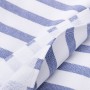 Serviette de toilette Beverly Hills Polo Club Bleu Blanc 100 % coton 80 x 165 cm