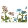 Plante décorative DKD Home Decor Bleu Rose PVC Porcelaine (2 pcs) (20 x 20 x 78 cm)