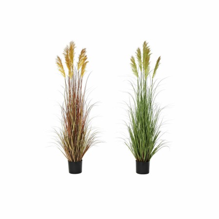 Plante décorative DKD Home Decor Orange Vert Jaune PVC (20 x 20 x 152 cm) (2 pcs)