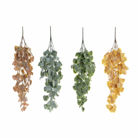 Plante décorative DKD Home Decor Marron Orange Vert Fer PE (15 x 15 x 76 cm) (4 Unités)