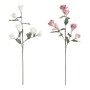 Bouquets DKD Home Decor Blanc Rose EVA (éthylène-acétate de vinyle) (2 pcs) (25 x 25 x 102 cm)