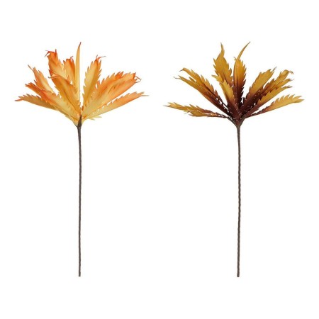 Fleurs décoratives DKD Home Decor Jaune Orange EVA (éthylène-acétate de vinyle) (2 pcs)