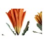 Fleurs décoratives DKD Home Decor Jaune Orange EVA (éthylène-acétate de vinyle) (2 pcs)