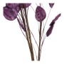 Bouquets DKD Home Decor Bleu EVA (éthylène-acétate de vinyle) Lila (2 pcs) (45 x 45 x 110 cm)