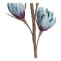 Bouquets DKD Home Decor Bleu EVA (éthylène-acétate de vinyle) Lila (2 pcs) (25 x 25 x 80 cm)