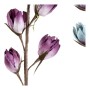 Bouquets DKD Home Decor Bleu EVA (éthylène-acétate de vinyle) Lila (2 pcs) (25 x 25 x 80 cm)