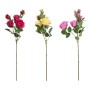 Fleurs décoratives DKD Home Decor Jaune Rose Tissu Polyéthylène Fuchsia (3 pcs)