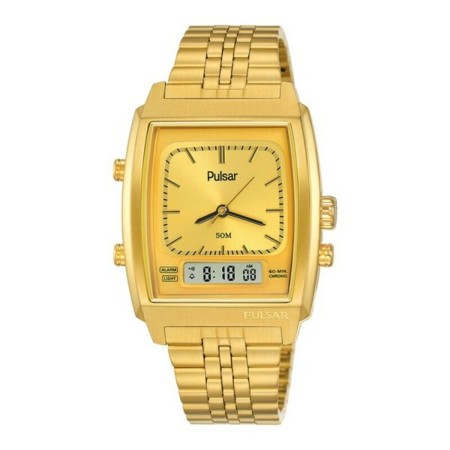 Reloj Hombre Pulsar Dorado