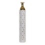 Vase DKD Home Decor Blanc Métal Indien (14 x 14 x 76 cm)